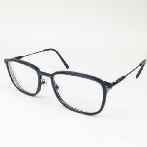 76853BVLGARI ブルガリ 度入り 眼鏡 メガネフレーム メガネ プラスチック ネイビー