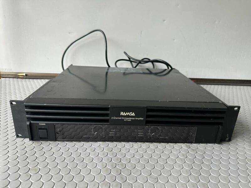 中古◆RAMSA Panasonic WP-H062 2チャンネルPAアンプ ◆ 