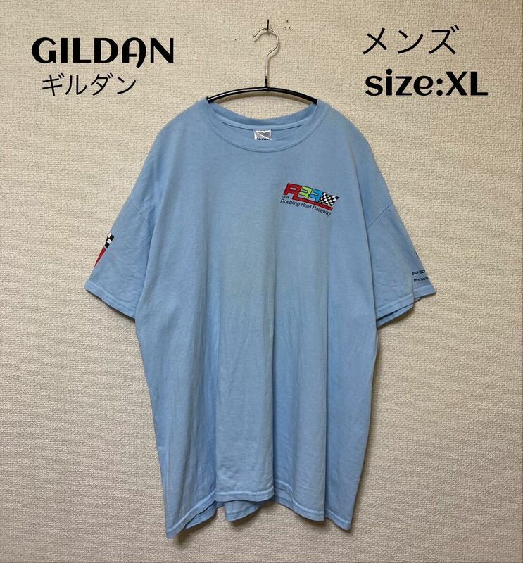 GILDAN ギルダン USA輸入古着 レースTシャツ XL