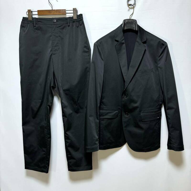 美品 DENHAM デンハム シャカシャカセットアップスーツ L/M 定価86,900円 メンズイージーテーラードジャケット イージースラックスパンツ