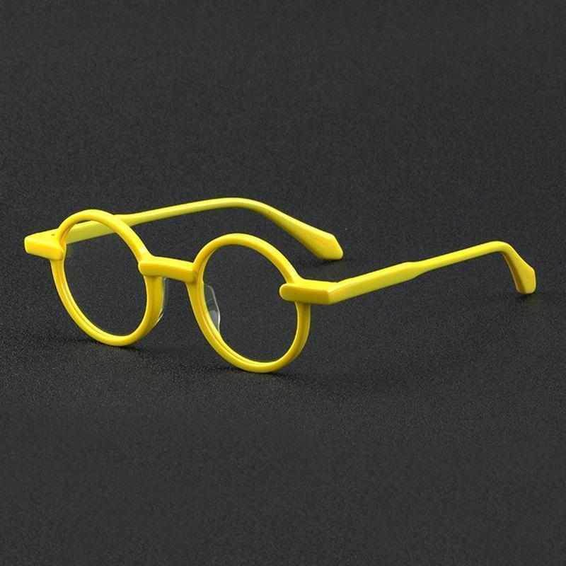 Trick Round トリックラウンド 丸メガネ イエロー 黄色 02