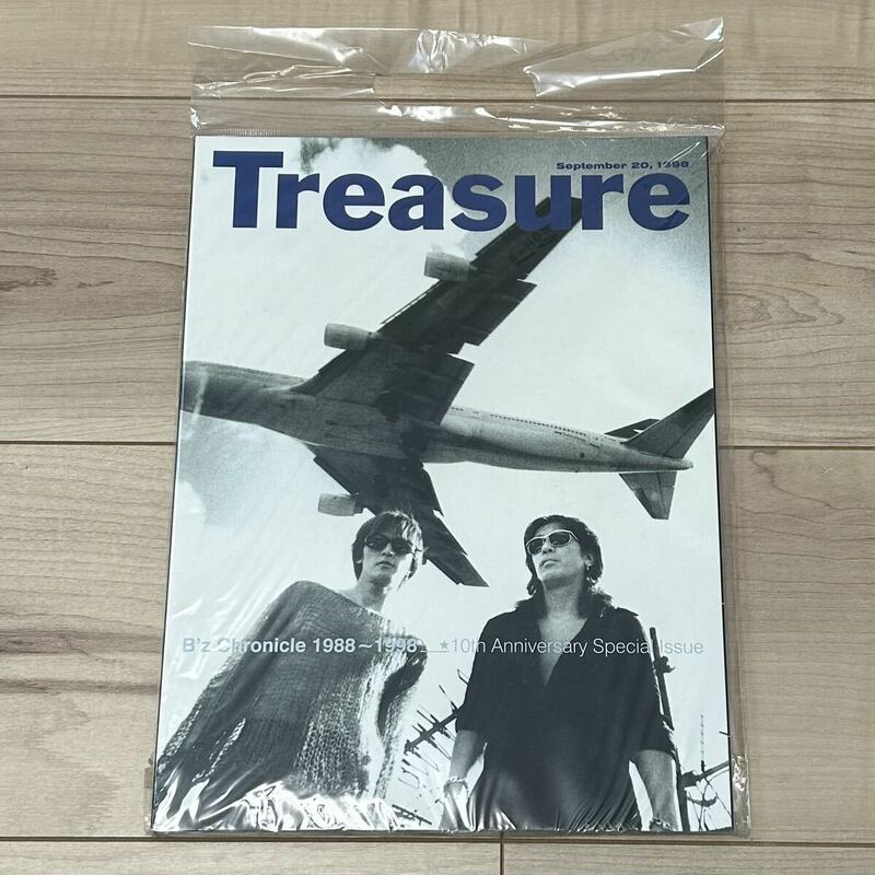 【未開封品】即決！B'z Chronicle 1988〜1998 10th Anniversary Special Issue THE BEST“Treasures CD購入特典 非売品 冊子 ノベルティ