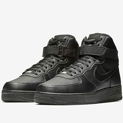 27.5㎝ ナイキ エア フォース 1 ハイ '07 黒/黒 CW2290-001 NIKE AIR FORCE 1 HIGH '07 HI オールブラック 真っ黒