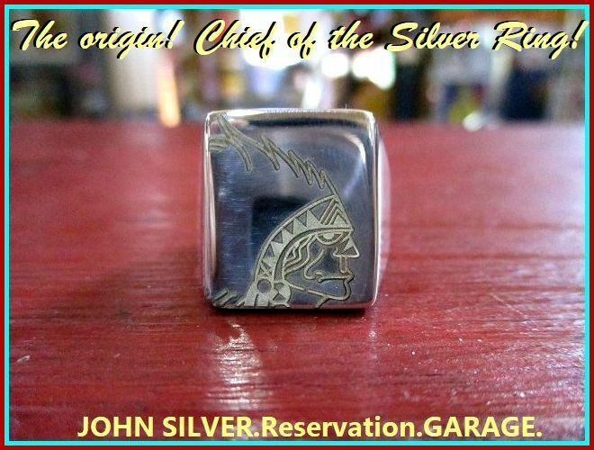 【JOHN SILVER】ジョンシルバー/オリジナル/the/origin/chief/of/the/silver/ring/925/銀製品/19号/右向