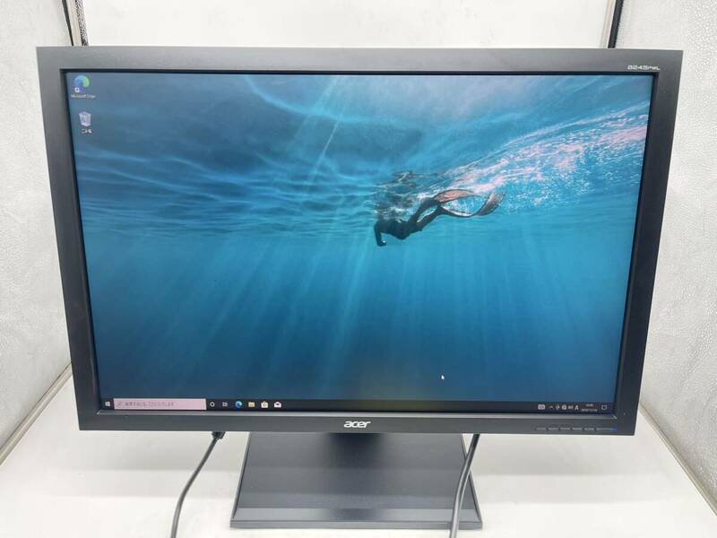 美品 acer B243PWL　27型ワイド　 VGA DP DVI 1920X1080