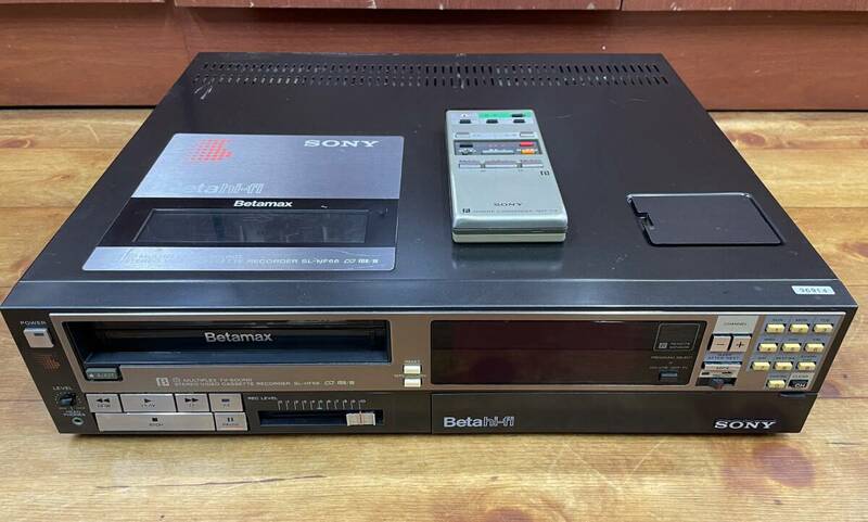 ☆SONY ソニー ベータデッキ SL-HF66 ベータマックス Betamax リモコン付き