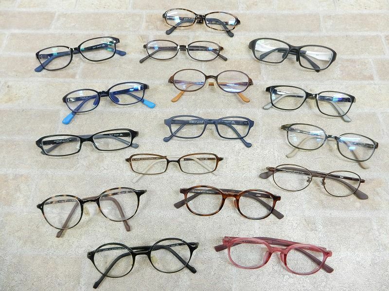 Zoff SMART ゾフ/JINS ジンズ スモールサイズ多数 メガネ/眼鏡フレーム/アイウェア 16本セット 【g421y1】