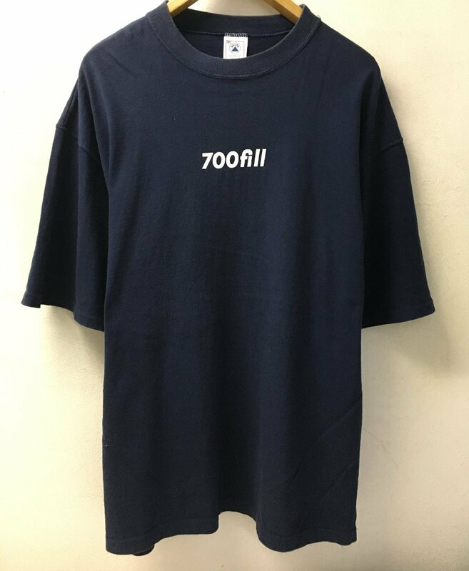 ◆ 700fill セブンハンドレッドフィル ロゴ Tシャツ ネイビー サイズXL 1ldk navy