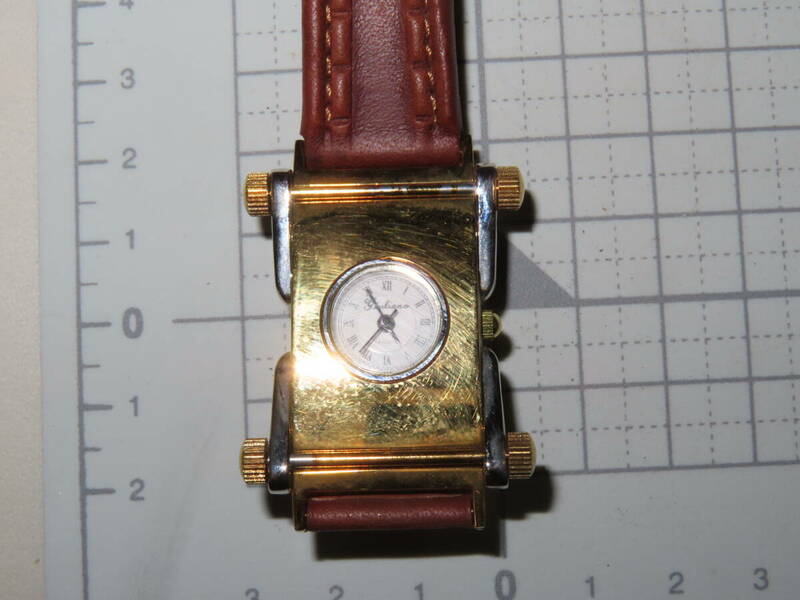 ネコポス可 稼働品　盛岡　セイコー　腕時計　ゴールド色　morioka