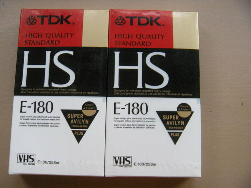 TDK　HS（E-180）2パック一セット