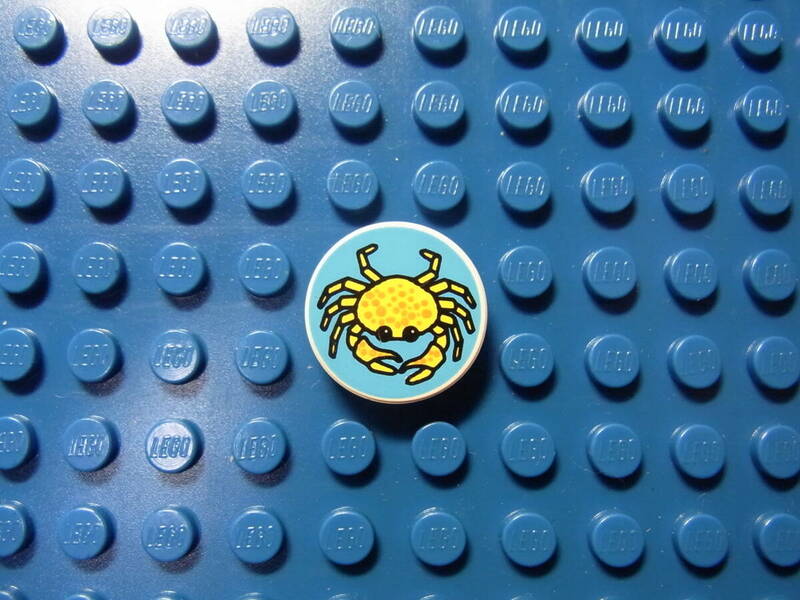 【中古】レゴ・パラディサ[LEGO PARADISA]シリーズ カニのプレート 4150px14 #6410, #6414 正規品 オールドレゴ ヴィンテージ