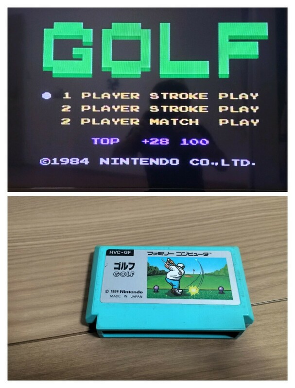 ゴルフ golf【動作確認済み】ファミコン FC58【同梱可能】ソフト【希少 レア】カセット レトロ ゲーム ファミリーコンピュータ 懐かしい