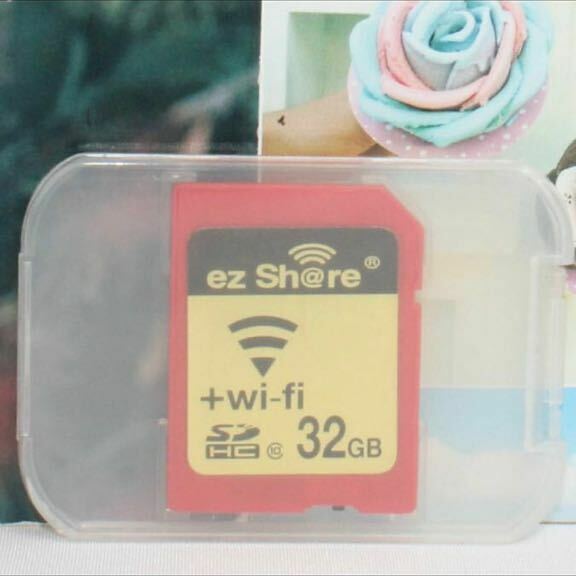 ほぼ未使用品大容量Wi-Fi SDカード ez share 32GB