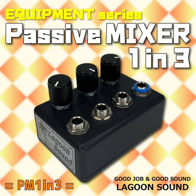 PM1IN3】1 in 3 《 #パッシブ ミキサー：あると超便利！入力1 出力3 》=TY=【 #Passive MIXER / 1in 3out 】MATRIX SUMMING MIXER