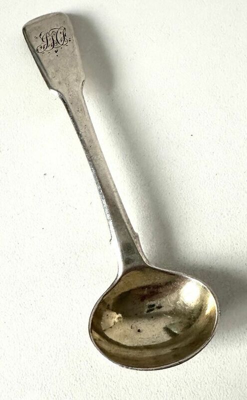 イギリス アンティーク 銀製 スプーン シルバー925 1824年 ジョージアン ロンドン 銀 ホールマーク有り スターリングシルバー ビンテージ