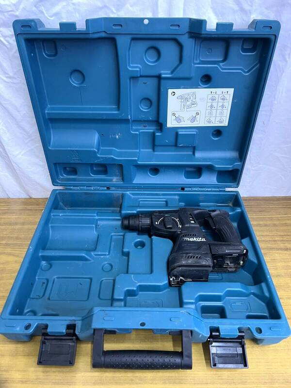 マキタ makita 24mm充電式ハンマドリル HR244D 18V 動作確認済 本体のみ ケース付き 416915 管240404 IRAR