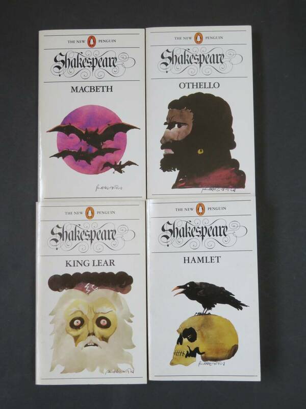 英古書 The New Penguin Shakespeare4冊セット（Macbeth, Othello, King Lear, Hamlet)