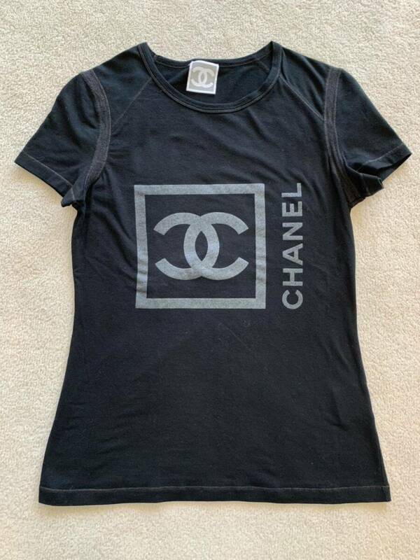 【ワイルドカモミールズ】CHANEL スポーツラインTシャツ　2007年モデル　#38 ビンテージ　レア