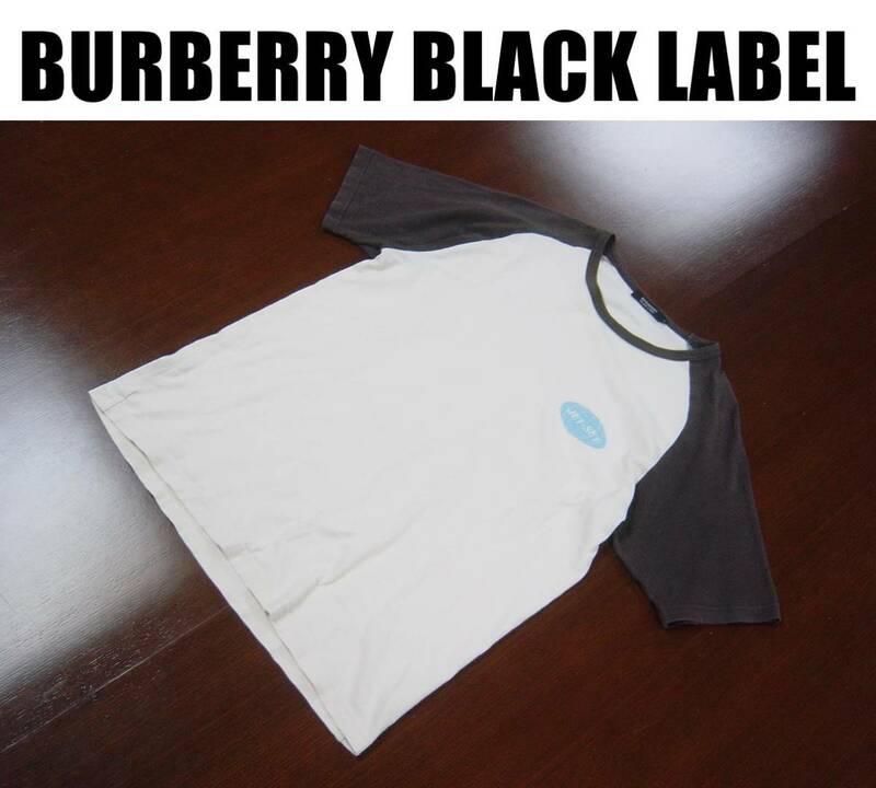 BURBERRY BLACK LABEL バーバリーブラックレーベル半袖Tシャツ/茶/サイズ３