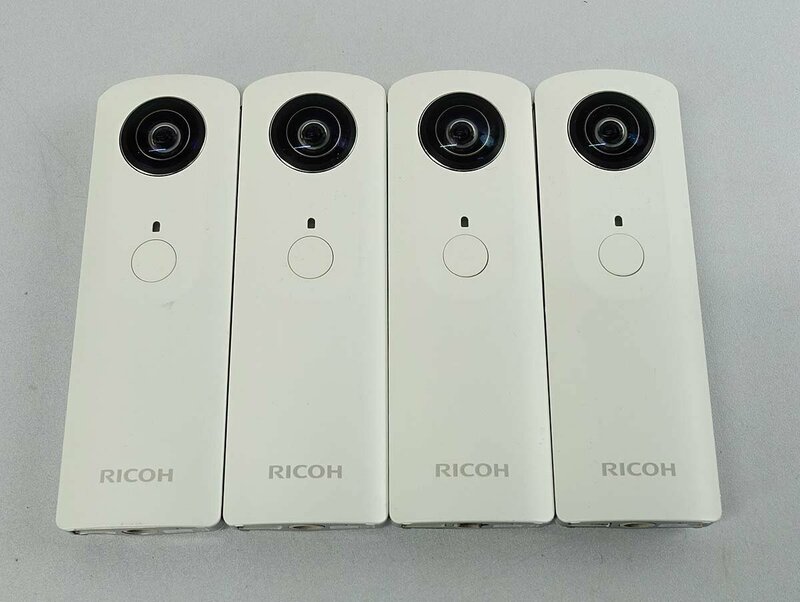 4台セット レターパックプラス 現状渡し RICOH THETA 360度カメラ 2013年モデル XL00 リコー シータ 撮影 業務用 ビデオ S042421