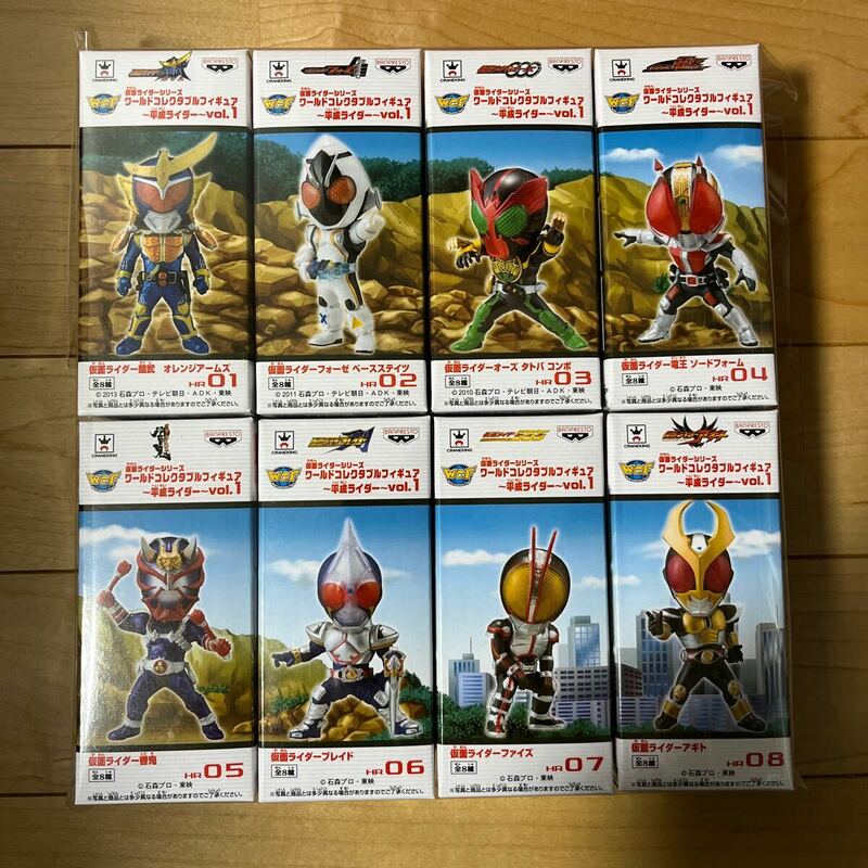 バンプレスト製　仮面ライダー　ワールドコレクタブルフィギュア　平成ライダーVOL.１＆２　 全16種セット　新品未開封