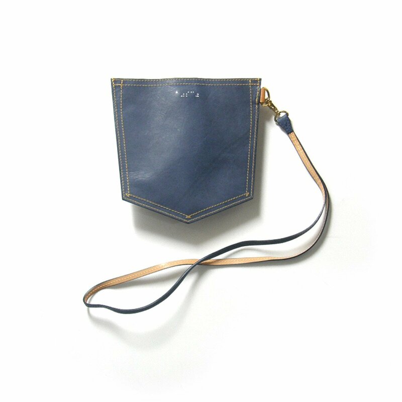 新品 UNKNOWN PRODUCTS / アンノウンプロダクツ Jeans Back Pocket Purse パスケース ストラップ 日本製 ★360082