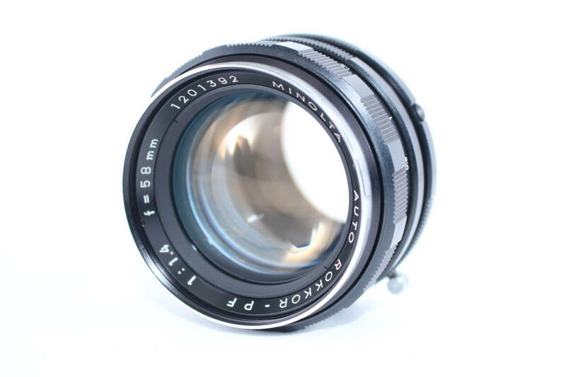 ★極上美品★ミノルタ MINOLTA AUTO ROKKOR-PF 58mm F1.4 ★完動★#A125