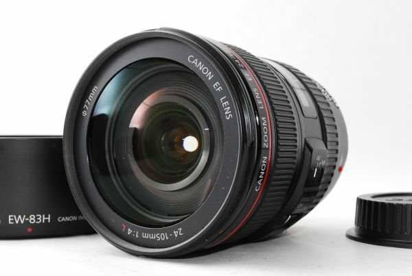 ★極上美品★ キヤノン CANON EF 24-105mm F4 L IS USM ★EW-83Hレンズフード付き★ #K19510-550