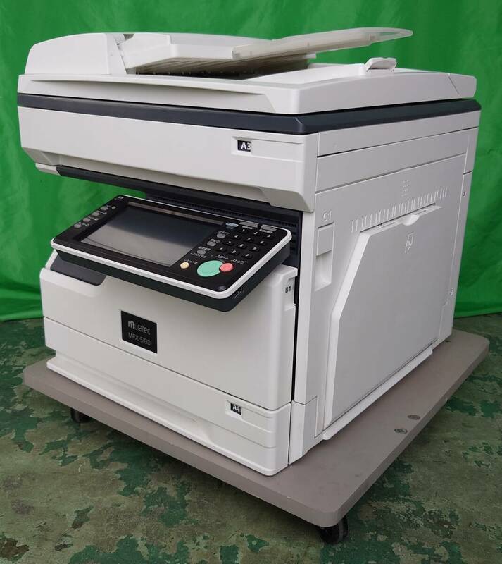 送料安くなりました 印刷数4,681枚 muratec MFX-5180 A3 モノクロレーザー複合機 ( 1段 コピー/FAX/プリンター/スキャナー) 【WS3368】