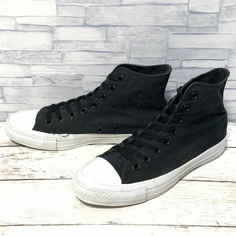 R5764bh【CONVERSE コンバース】サイズ 26.5㎝ ハイカットスニーカー ブラック メンズ 靴 ALL STAR オールスター シューズ