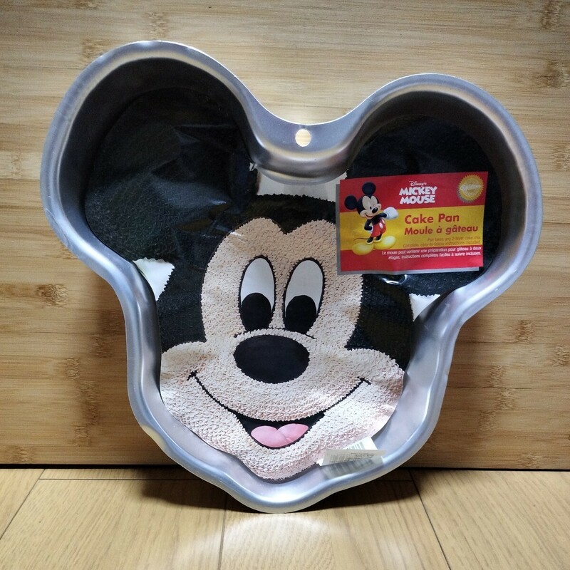 ▼ Disney≪ミッキーマウス　ケーキパン　1個≫アルミ　ケーキパン　ディズニー　アルミパン　焼き型　菓子型　ミッキー