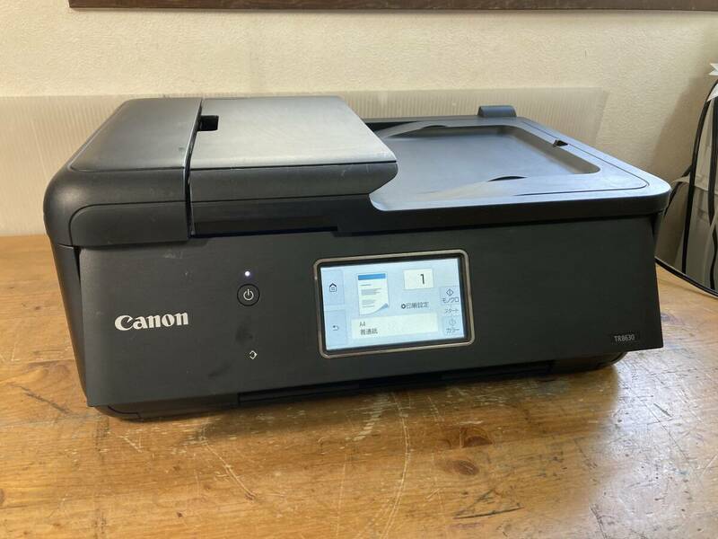 CANON キャノン A4 インクジェット プリンター 複合機 TR8630 42412ym インク付 目詰まりなし