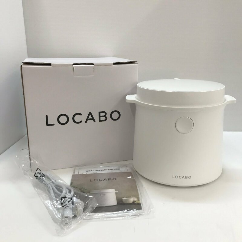 [rmm] LOCABO ロカボ 糖質カット 炊飯器 JM-C20E-W ダイエット 健康 美容 2021年製 欠品有