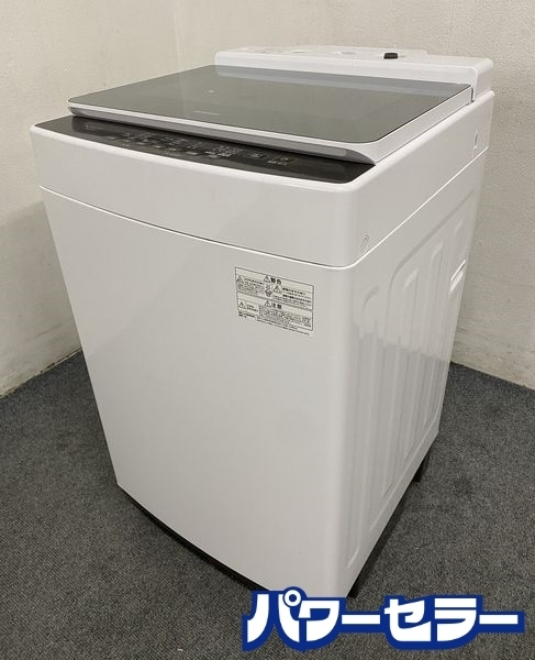 高年式!2021年製! アイリスオーヤマ IRIS OHYAMA KAW-100A 全自動洗濯機 10kg 予約タイマー機能付 中古家電 店頭引取歓迎 R8172