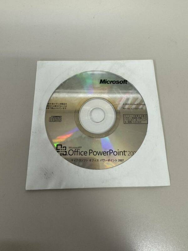 L142) Microsoft Office PowerPoint2007(プレゼンテーションソフト2007)