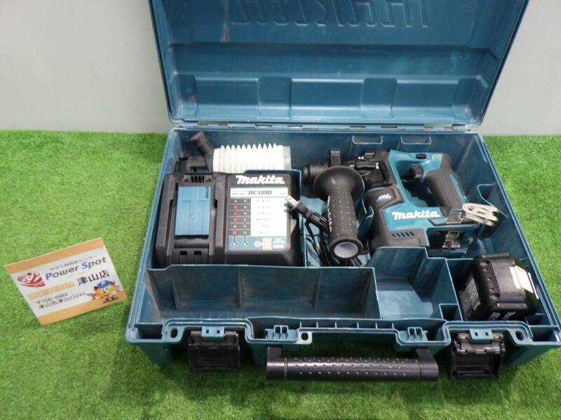 マキタ(Makita) 充電式ハンマドリル17mm 18V HR171DRGX 充電式工具 ケース 充電器 バッテリー 中古品 240421