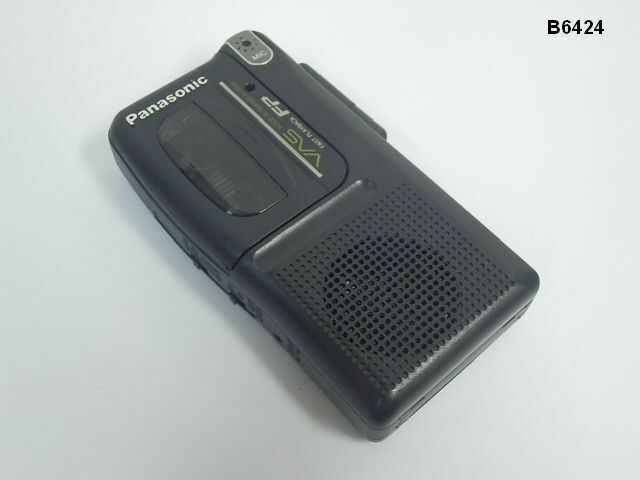 B6424R Panasonic マイクロカセットレコーダー RN-302 録音再生ok