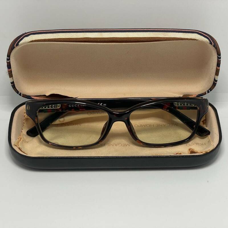 中古品 GUCCI グッチ GG 3670 / F 2Z6 140 RL310B4TOK 眼鏡 度入り 度数不明 ケース付き