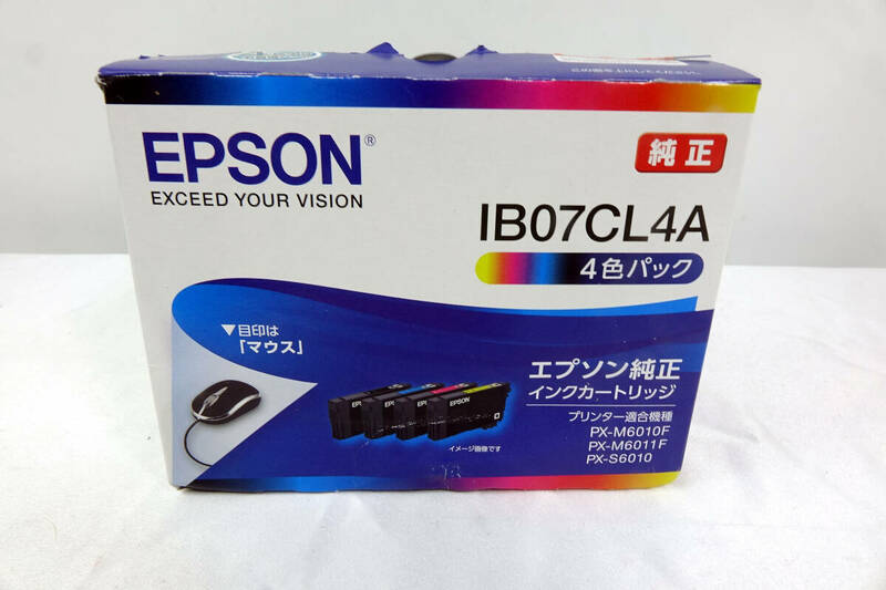 EPSON IB07CL4A 4色パック * 純正インクカートリッジ 即決