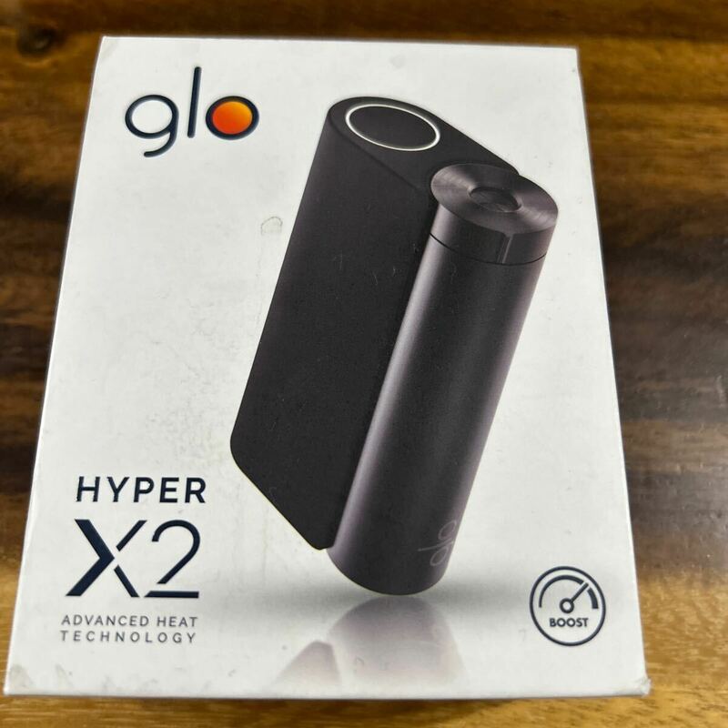 glo hyper X2　グローハイパーX2　メタルブラック　黒　付属品なし　喫煙具　加熱式　電子タバコ　通電確認済み　中古