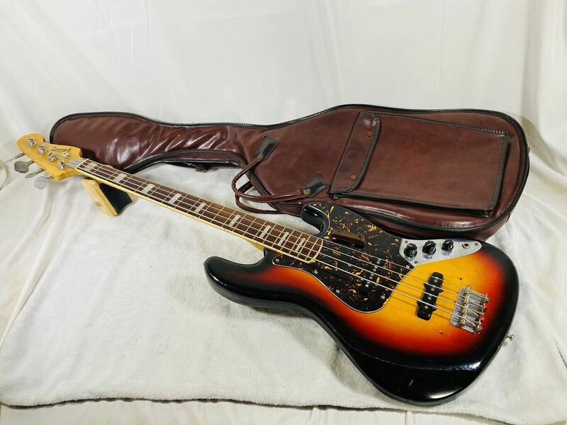 Gallan Electric Bass エレキベース ギャラン　MADE IN JAPAN 日本製　70年代　ジャパンヴィンテージ　ジャズベース　現状品　ケースおまけ