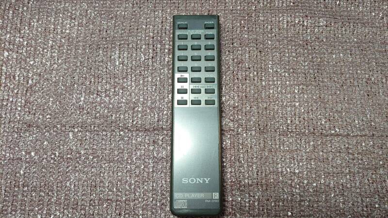 ソニー SONY CDプレーヤー オーディオリモコン　RM-D190