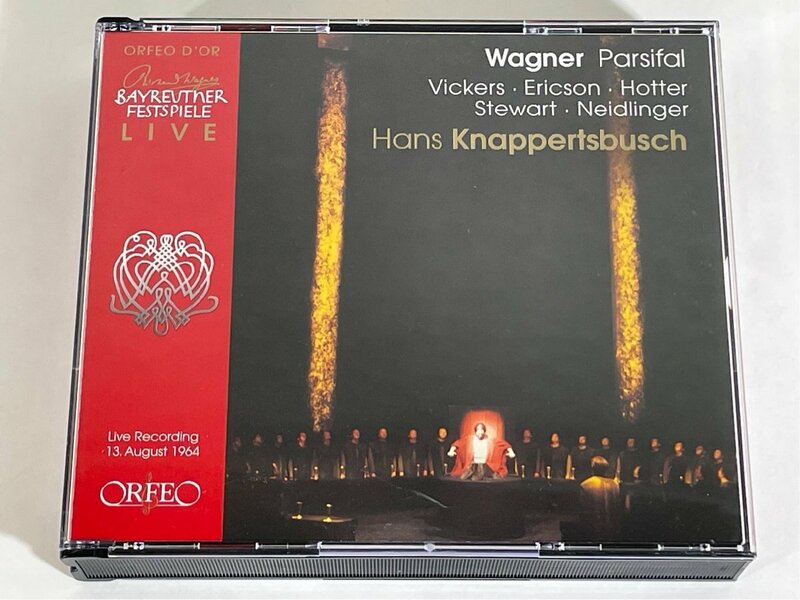 ワーグナー 楽劇「パルジファル」 1964年ライヴ録音 クナッパーツブッシュ＆バイロイト祝祭管 ORFEO C 690 074 L 4CD