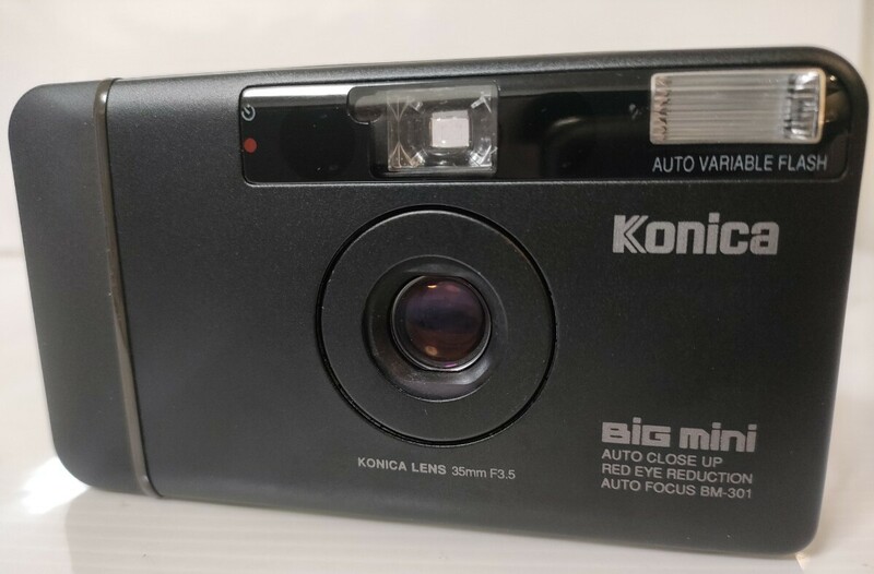KONICA コニカ コンパクトフィルムカメラ BIG mini BM-301 ブラック