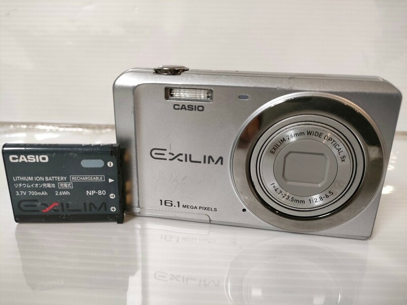 CASIO カシオ コンパクトデジタルカメラ EXILIM EX-ZS6SR シルバー