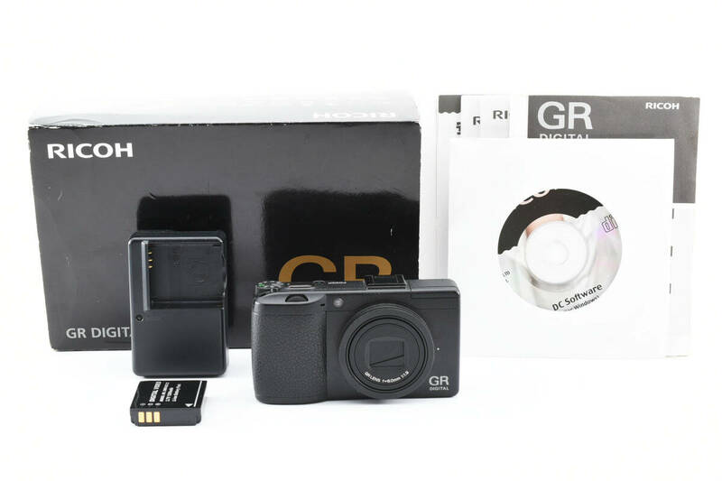 ★良品ショット数2332回★リコー RICOH GR DIGITAL III ブラック コンパクトデジタルカメラ L3800#2858
