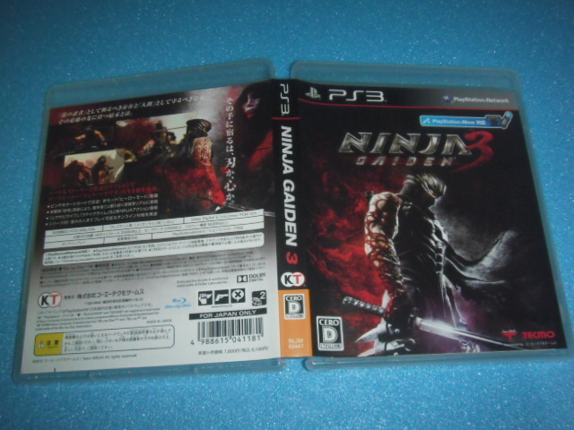 中古 PS3 ニンジャガイデン ３ NINJA GAIDEN 3 即決有 送料180円 