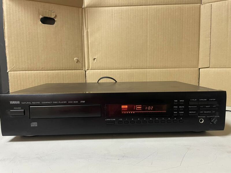 K021/YAMAHA 名機/高音質　CDX-640 CDプレーヤ