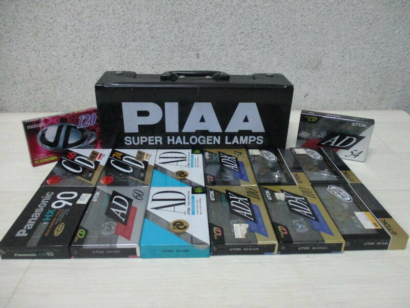当時物 PIAA カセットケース 未開封カセット付き
