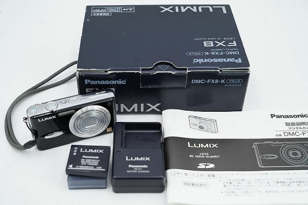 M0445【動作品】Panasonic コンパクトデジカメ DMC FX8-k